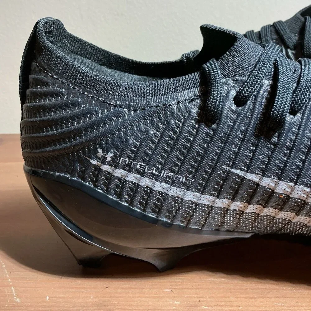 Under Armour Blur Pro Black Silver Football Cleats Men’s Size 9.5 3028220-003